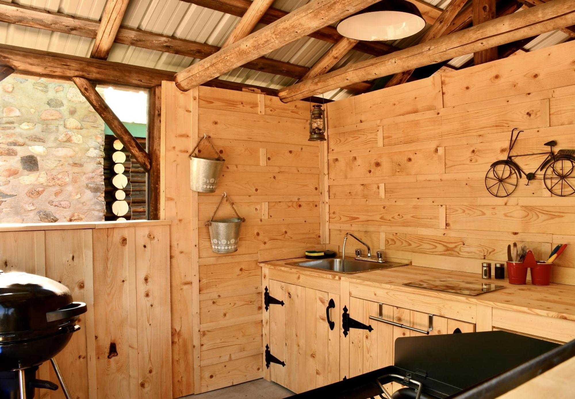 Domaine Le Bostonnais - Le Village En Bois Rond Ла-Тюк Екстер'єр фото